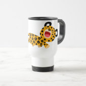 Cute Cartoon Facetious Leopard Commuter Mok (Voorkant rechts)