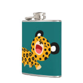 Cute Cartoon Facetious Leopard Hip Flask Heupfles (Links)