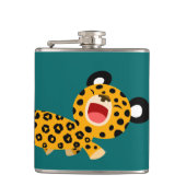 Cute Cartoon Facetious Leopard Hip Flask Heupfles (Voorkant)