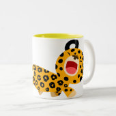 Cute Cartoon Facetious Leopard Mok (Voorkant rechts)