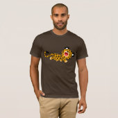 Cute Cartoon Facetious Leopard T-Shirt (Voorkant volledig)