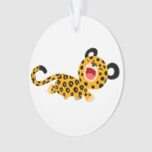 Cute Cartoon Facetious Lopard AcrylOrnament Ornament (voorkant)