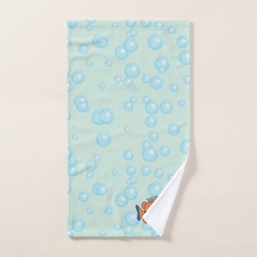 Cute Cartoon Fish Bad Handdoek (Handdoek)