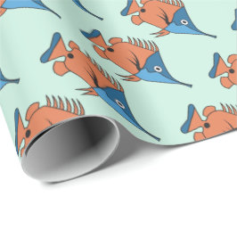 Cute Cartoon Fish Cadeaupapier