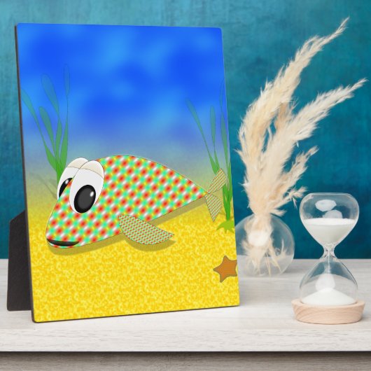Cute Cartoon Fish Fotoplaat (Zijkant)