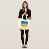 Cute Cartoon Fish Grote Tote Bag (Voorkant (model))