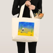 Cute Cartoon Fish Grote Tote Bag (Voorkant (product))