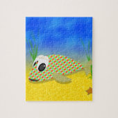 Cute Cartoon Fish Legpuzzel (Verticaal)