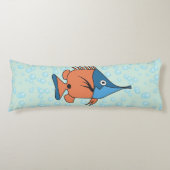 Cute Cartoon Fish Lichaamskussen (Voorkant)