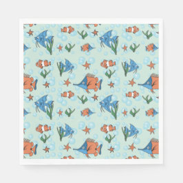 Cute Cartoon Fish Servet