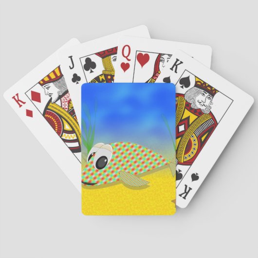 Cute Cartoon Fish Speelkaarten (Achterkant)