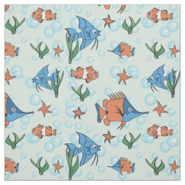 Cute Cartoon Fish Stof