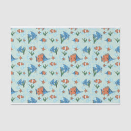 Cute Cartoon Fish Tissuepapier