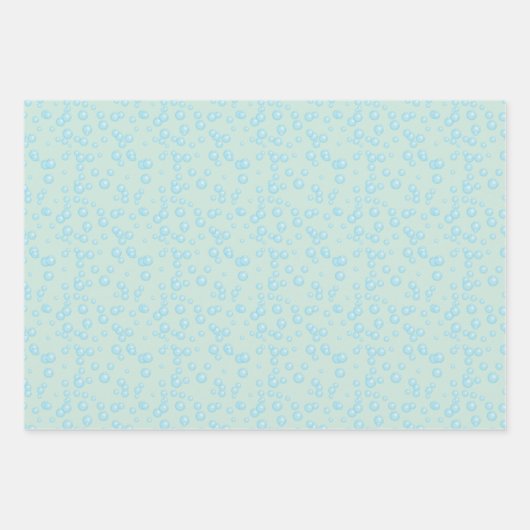 Cute Cartoon FisWrapping Paper Flat Sheet Set van (Voorkant 2)