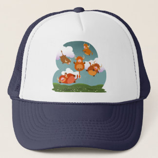Cute Cartoon Floating Highland Koe Pet