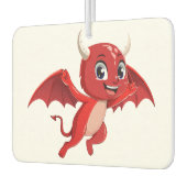 Cute cartoon flying devil luchtverfrisser (Links)