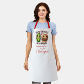 Cute Cartoon Food Custom Sweet Valentine Apron Schort (Gedragen)
