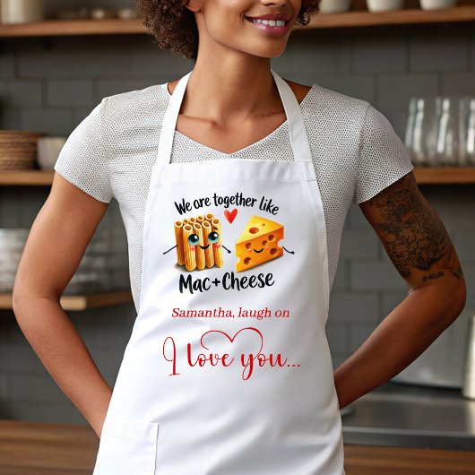 Cute Cartoon Food Custom Valentine Gift Apron Schort