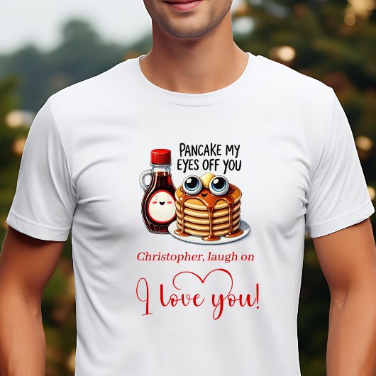 Cute Cartoon Food Valentine Gift Personalized Man T-shirt
