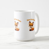 Cute Cartoon Fox – Adorable Kawaii Style Koffiemok (Voorkant rechts)