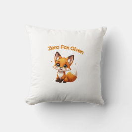 Cute Cartoon Fox – Adorable Kawaii Style Kussen