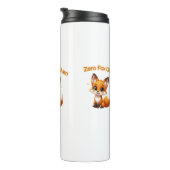 Cute Cartoon Fox – Adorable Kawaii Style Thermosbeker (Geroteerd rechts)