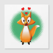 Cute Cartoon Fox Animal (Voorkant)