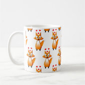 Cute Cartoon Fox Animal Pattern Coffee Mok (Links)