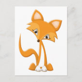 Cute Cartoon Fox Briefkaart (Voorkant)