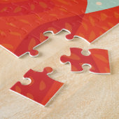 Cute Cartoon Fox Girl Legpuzzel (Zijkant)