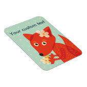 Cute Cartoon Fox Girl Magneet (Rechterzijde)