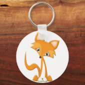 Cute Cartoon Fox Sleutelhanger (Voorkant)