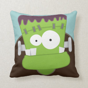 Cute Cartoon Frankenstein Monster Sierkussen