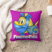 Cute cartoon FriendFish kussen (Deken)