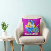 Cute cartoon FriendFish kussen (Stoel)