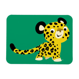 Cute Cartoon Friendly Leopard Flexible Magnet Magneet