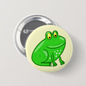 Cute Cartoon Frog Ronde Button 5,7 Cm (Voorkant /achterkant)