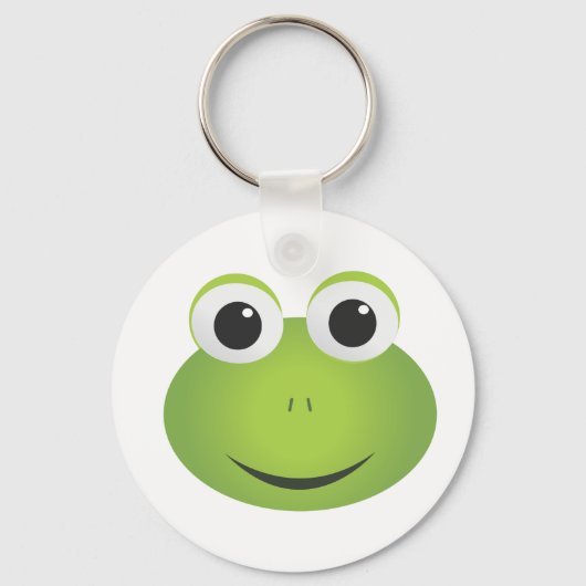 Cute Cartoon Frog Sleutelhanger (Voorkant)