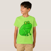 Cute Cartoon Frog T-shirt (Voorkant volledig)