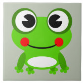 Cute cartoon Frog Tegeltje (Voorkant)