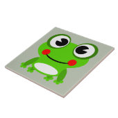 Cute cartoon Frog Tegeltje (Zijkant)