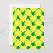 Cute Cartoon Frogs Briefkaart (Voorkant / Achterkant)