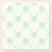 Cute Cartoon Frogs Glazen Onderzetter (Achterkant)