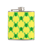 Cute Cartoon Frogs Heupfles (Voorkant)