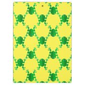 Cute Cartoon Frogs Klembord (Achterkant)