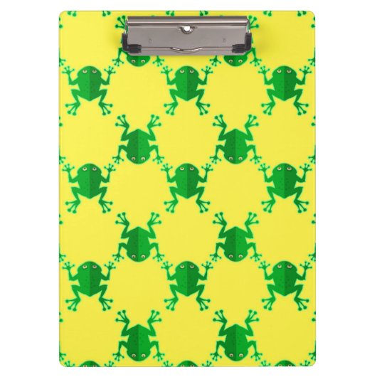 Cute Cartoon Frogs Klembord (Voorkant)