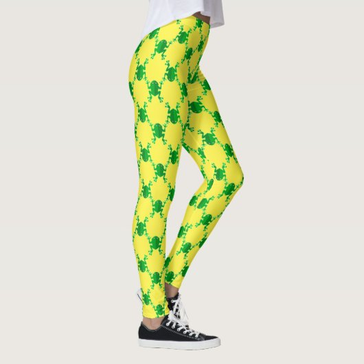Cute Cartoon Frogs Leggings (Rechts)