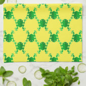 Cute Cartoon Frogs Theedoek (Gevouwen)