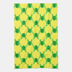 Cute Cartoon Frogs Theedoek