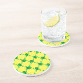 Cute Cartoon Frogs Zandsteen Onderzetter (Zijkant)